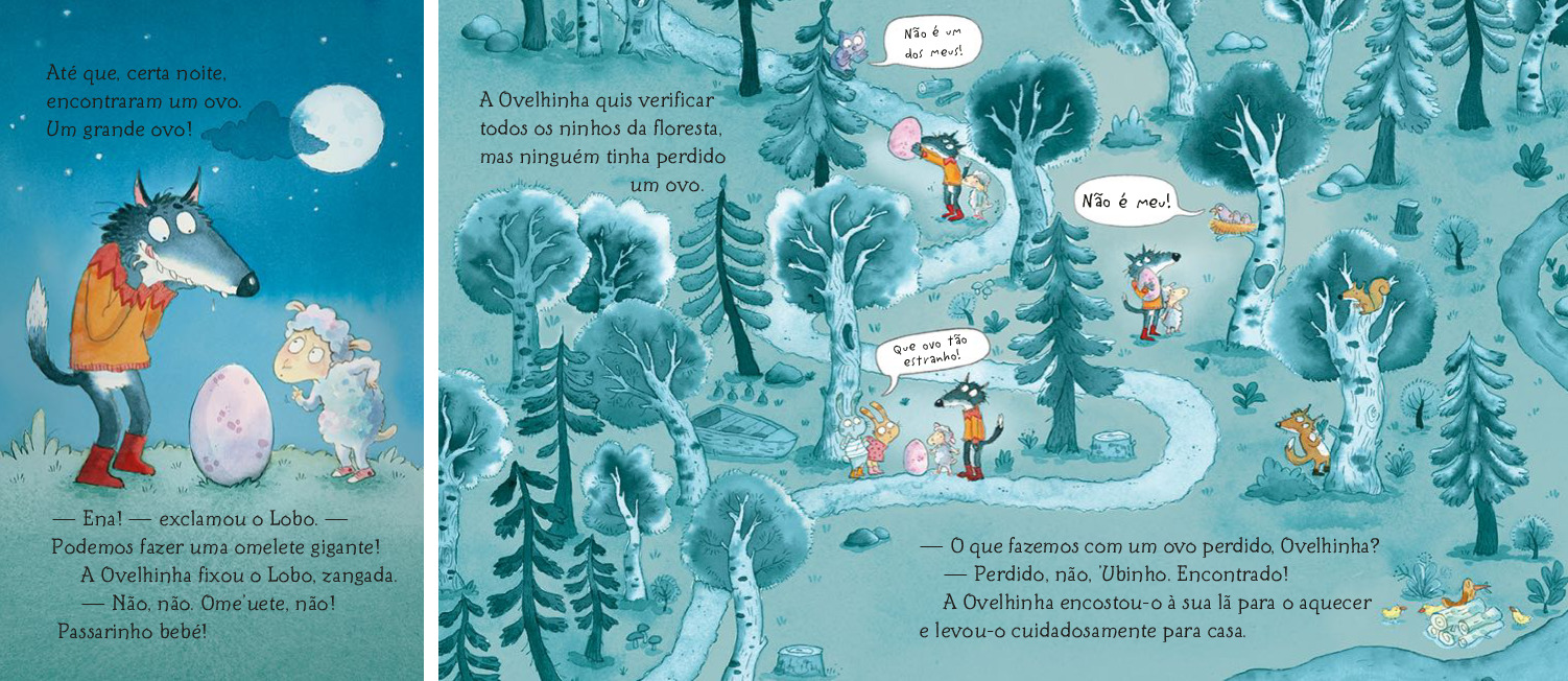 imagem do interior do livro